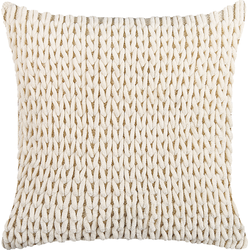 OXALIS  - Sierkussen - Beige - 45 x 45 cm - Katoen