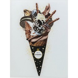 Kare Wandfoto Rich Ice Cream 60x80cm