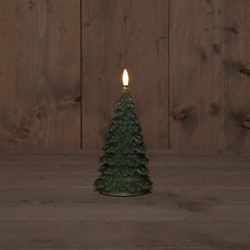 B.O.T. 3D Wick Jade Green Christmas Tree Wax 9,5X20 cm