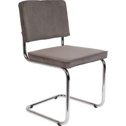 ZUIVER Chair Ridge Rib Grey 6a