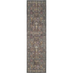 Safavieh Craft Art-Inspired Indoor Woven Area Rug, Valencia Collection, VAL108, in Grey & Multi, 69 X 244 cm