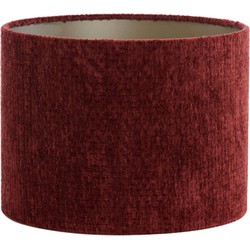 Light & Living - kap - Ruby - rood - textiel - Ø 30cm - E27 - 2230910