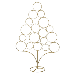 Design and Decor - Gouden Metalen Kerstboom - Woondecoratie - Kerstdecoratie - Feestdagengeschenk