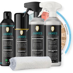 James Premium set James producten voor textiel