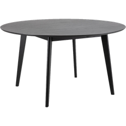 Jade houten eettafel zwart - Ø 140 cm