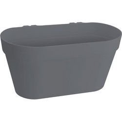 Loft urban green wall duo 28 bloempot antraciet buiten & balkon dia. 27,99 x h 13,56 cm