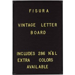 Fisura Gele letters voor letterbord