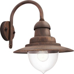 Raindrop buitenwandlamp 1-lichts brons - Philips