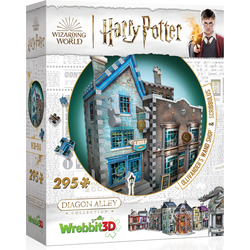 Wrebbit Wrebbit 3D Puzzel - Harry Potter Ollivander's Wand Shop &  Scribbulus  - 295 stukjes