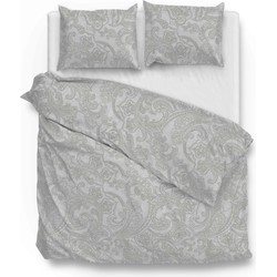 Zo!Home Dekbedovertrek Paisley di Lino Dove Grey 240 x 200 220 cm + 2 slopen 60 x 70 cm