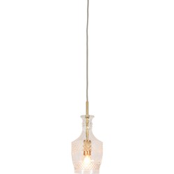 Hanglamp Brussels - Goud/Glas - Ø13cm
