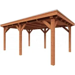 Trendhout douglas overkapping Siena, 535 x 415 cm