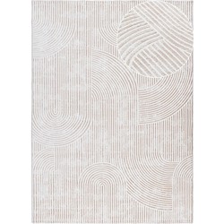 Nara Modern Japandi Stijl vloerkleed - Beige