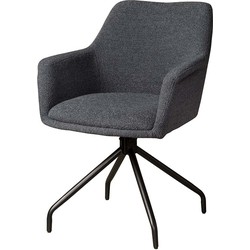 Tower living Ortana swivel armchair - Alpine indigo 90