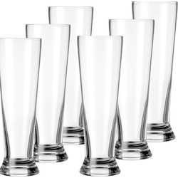 Royal Leerdam Speciaal bierglazen/weisner glazen - 6x - 300 ml - Bierglazen