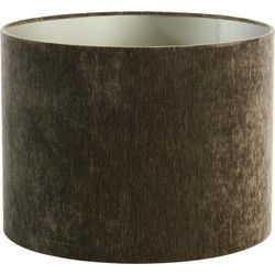Light&living Kap cilinder 40-40-30 cm BAYOU mos groen