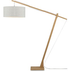 Vloerlamp Montblanc - Bamboe/Naturel - 175x60x207cm