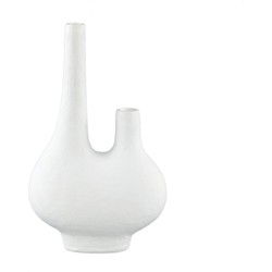 PTMD Hann Vaas - 22 x 10 x 36 cm - Poly - Wit