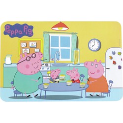 Placemat voor kinderen Peppa Pig 43 x 28 cm - Placemats