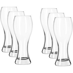 12x Speciaal bierglazen transparant 680 ml Specials - Bierglazen