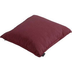 Sierkussen 45 x 45 met bies Panama bordeaux (4 stuks)