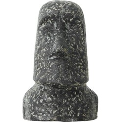 MUST Living Moai 30 cm,30x20x19 cm, cement black antique