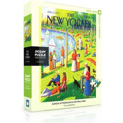 New York Puzzle Company Zondagmiddag in Central Park - 1000 stukjes