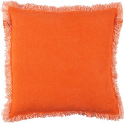 Dutch Decor BURTO - Kussenhoes van gewassen katoen oranje 45x45 cm - Dutch Decor