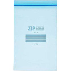 Leknes Keuken/diepvries vershoud zakken - 20x stuks - 17 x 25 cm - transparant - Vershoudknijpers