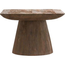 Light & Living - Bijzettafel DEGO - 60x60x41cm - Bruin