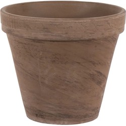 Terracotta Bloempot voor Binnen en Buiten - Basalt Bruin - Ø 20 cm