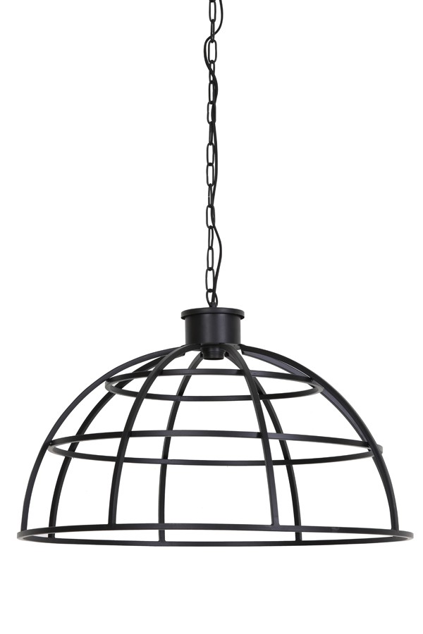 Light&living Hanglamp Ø70x46 cm IRINI mat zwart - 