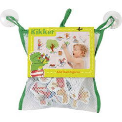 Bambolino Toys Kikker Badspeelgoed Badfiguren Educatief Speelgoed in Opbergnetje
