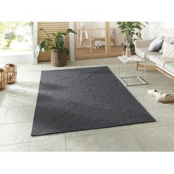 Binnen- En Buitenkleed - Trenzado Donkergrijs - 200 X 290 CM