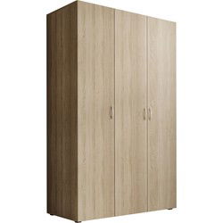 Meubella - Kledingkast Bernd - Licht eiken - 111 cm