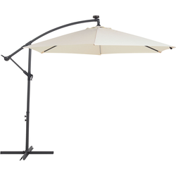 CORVAL - Led Parasol - Beige - Polyester