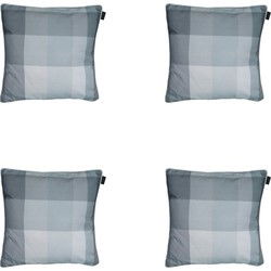 Madison -  Sierkussen Sya grey - Ca. 50x50 cm - Set van 4