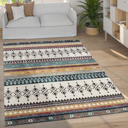 Laagpolig Gabbeh Vloerkleed - Beige - 160x230 cm