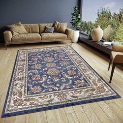 Klassiek vloerkleed - Reni Blauw/Crème - 200 X 280 CM