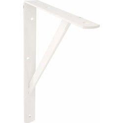 AMIG Plankdrager/planksteun van metaal - gelakt wit - H300 x B225 mm - Tot 260 kg - Plankdragers