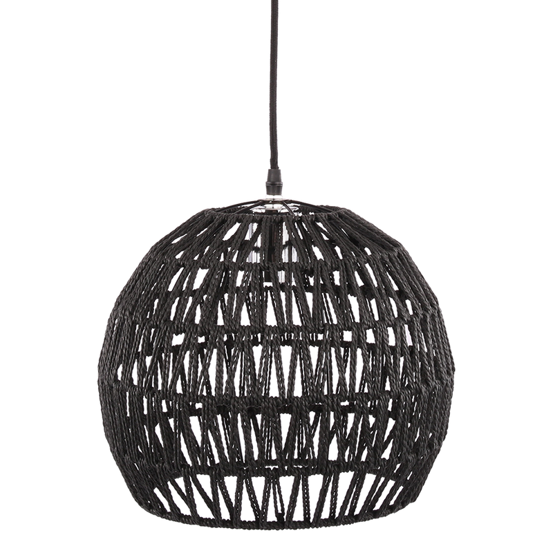 Hanglamp Lasse 30 cm zwart - 