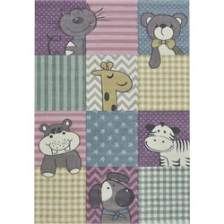 Kids Kinderkamer Dieren Multi - 120 X 170 CM