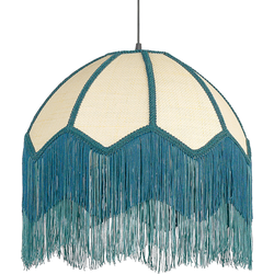 Beliani MILAGRO - Hanglamp-Blauw-Papier, Polyester