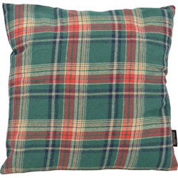 Sierkussen Kerst Tartan Groen | 45 x 45 cm | Viscose/Polyester