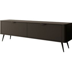 Meubella - TV-Meubel Lima - Zwart - 163 cm