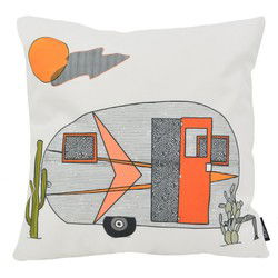 Caravan Camping - Outdoor | 45 x 45 cm | Kussenhoes | Katoen