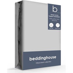 Beddinghouse Jersey-Lycra Topper Hoeslaken Lightgrey-90/100 x 200/220 cm