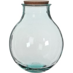 Mica Decorations Olly Vaas - H38 x Ø29 cm - Gerecycled Glas - Transparant