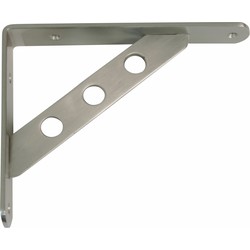 AMIG Plankdrager/steun Heavy Support - metaal - zilver - H250 x B195 mm - Tot 330 kg - Plankdragers
