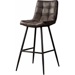 Tower living Navarra barstool - fabric T-anthracite